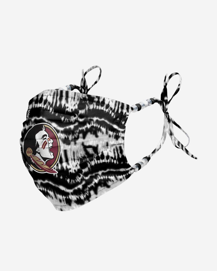 Florida State Seminoles Tie-Dye Beaded Tie-Back Face Cover FOCO - FOCO.com