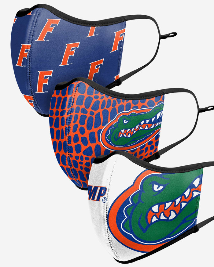 Florida Gators Thematic Sport 3 Pack Face Cover FOCO - FOCO.com