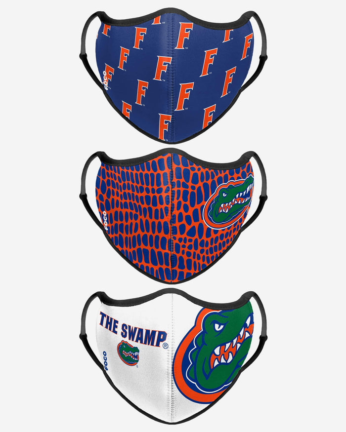 Florida Gators Thematic Sport 3 Pack Face Cover FOCO - FOCO.com