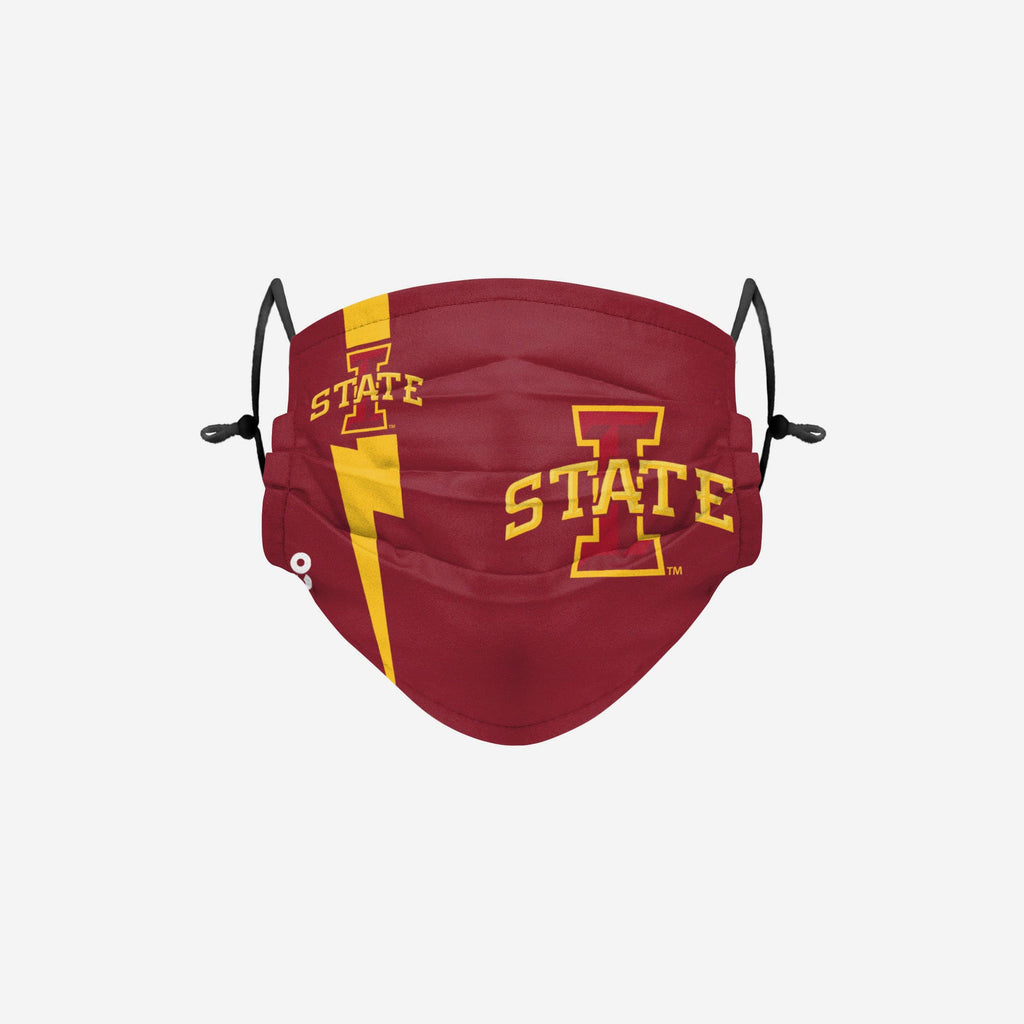 Iowa State Cyclones On-Field Sideline Team Stripe Big Logo Face Cover FOCO - FOCO.com