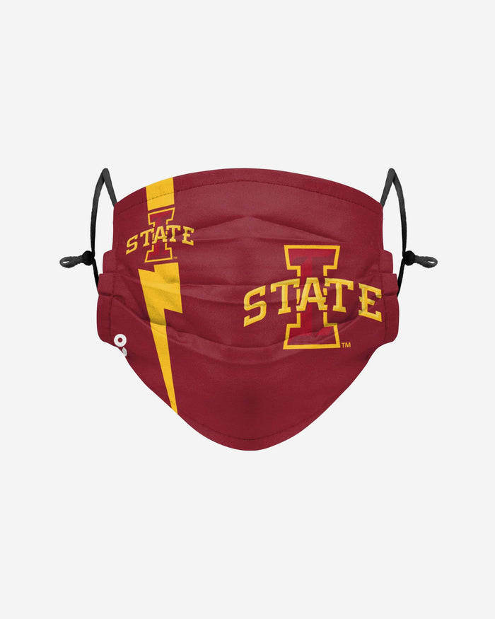 Iowa State Cyclones On-Field Sideline Team Stripe Big Logo Face Cover FOCO - FOCO.com