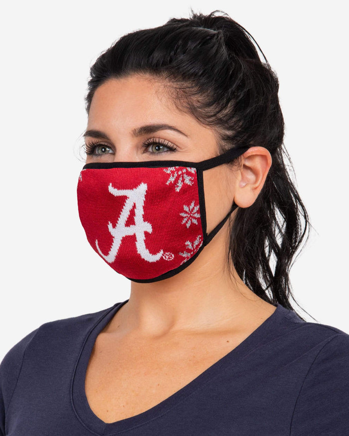 Alabama Crimson Tide Womens Knit 2 Pack Face Cover FOCO - FOCO.com