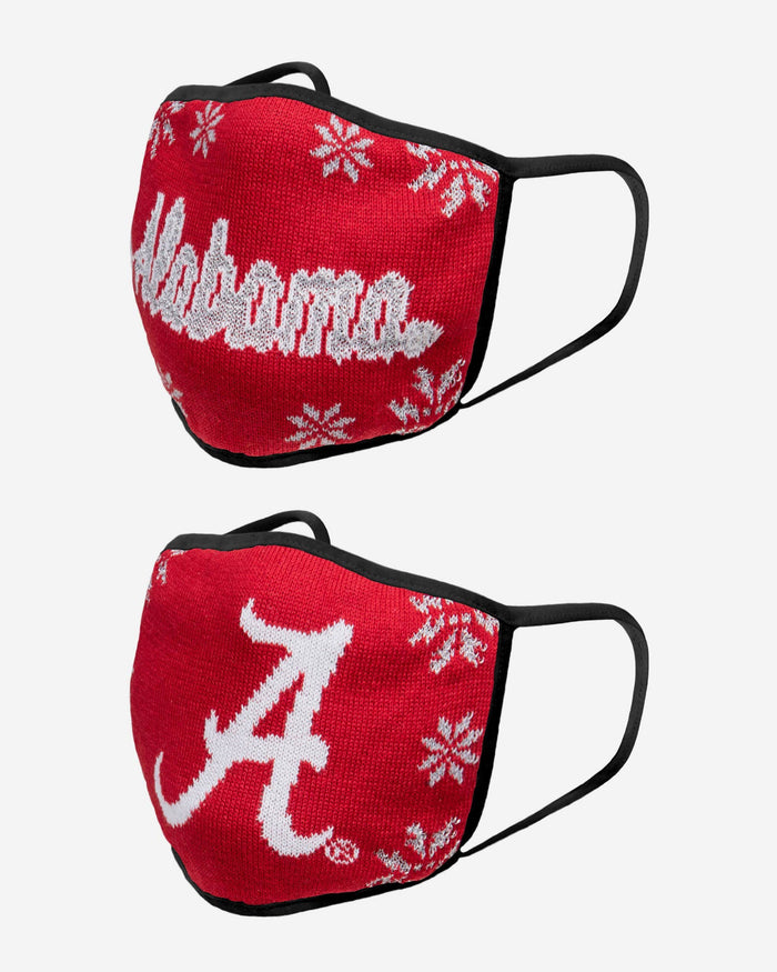 Alabama Crimson Tide Womens Knit 2 Pack Face Cover FOCO - FOCO.com