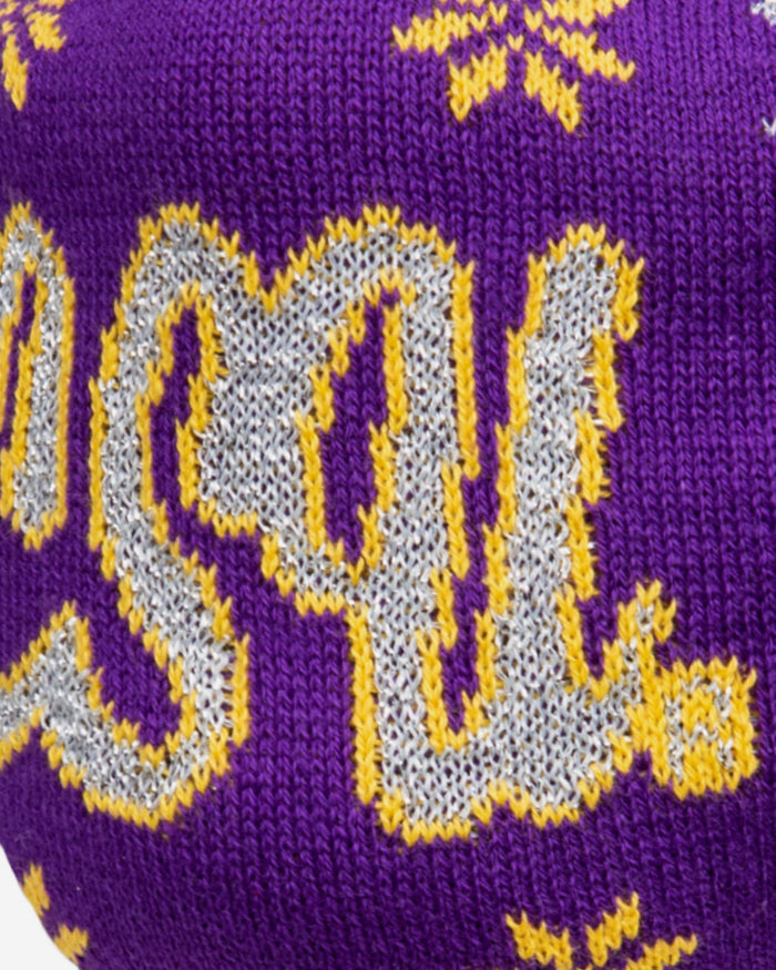 LSU Tigers Womens Knit 2 Pack Face Cover FOCO - FOCO.com