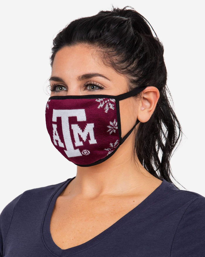 Texas A&M Aggies Womens Knit 2 Pack Face Cover FOCO - FOCO.com