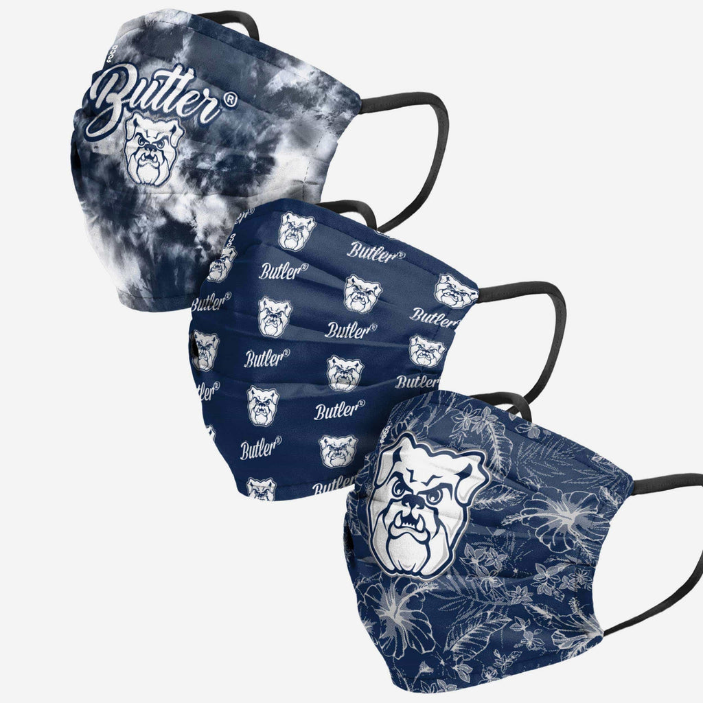 Butler Bulldogs Womens Matchday 3 Pack Face Cover FOCO - FOCO.com