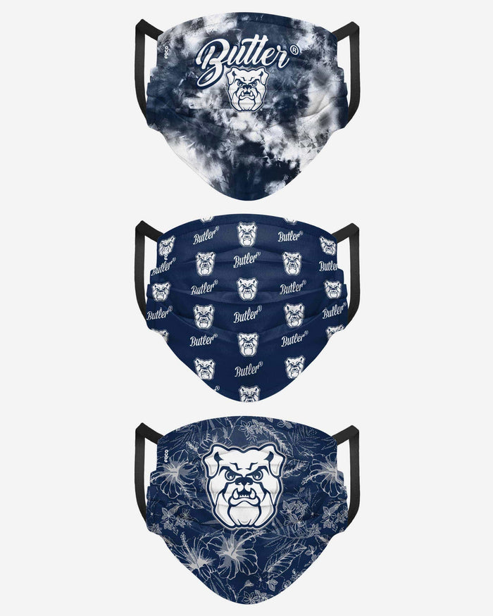 Butler Bulldogs Womens Matchday 3 Pack Face Cover FOCO - FOCO.com