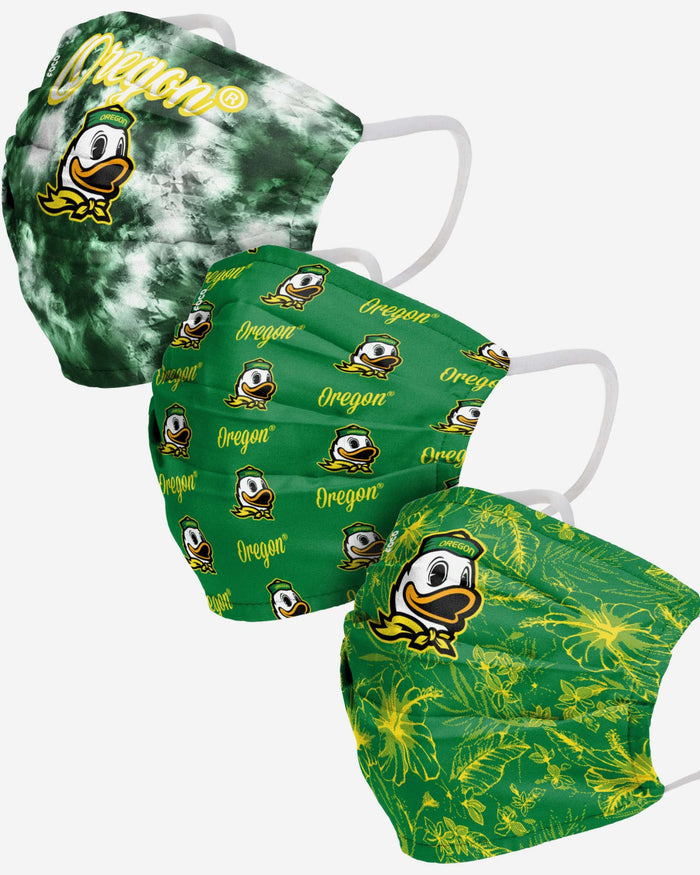 Oregon Ducks Womens Matchday 3 Pack Face Cover FOCO - FOCO.com