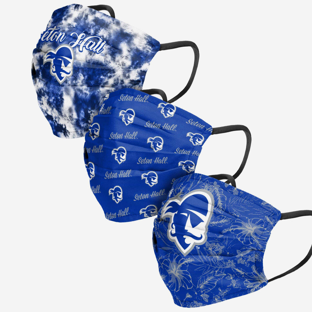 Seton Hall Pirates Womens Matchday 3 Pack Face Cover FOCO - FOCO.com