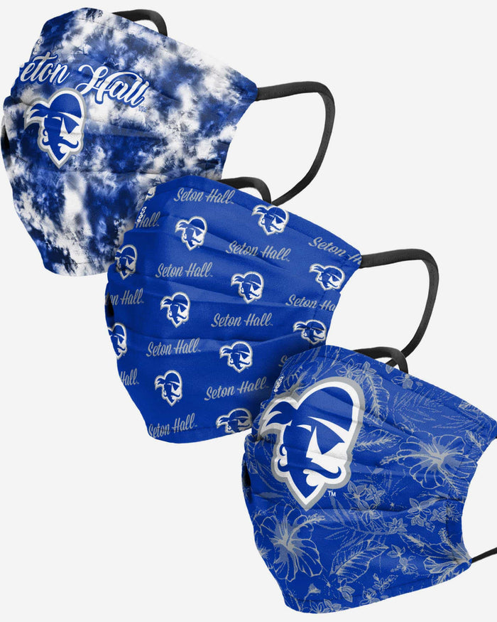 Seton Hall Pirates Womens Matchday 3 Pack Face Cover FOCO - FOCO.com