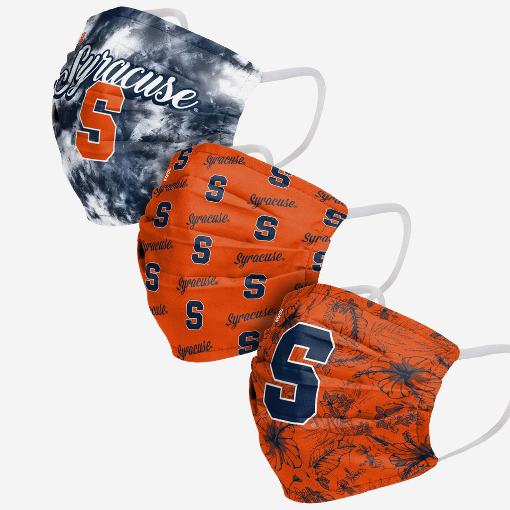 Syracuse Orange Womens Matchday 3 Pack Face Cover FOCO - FOCO.com