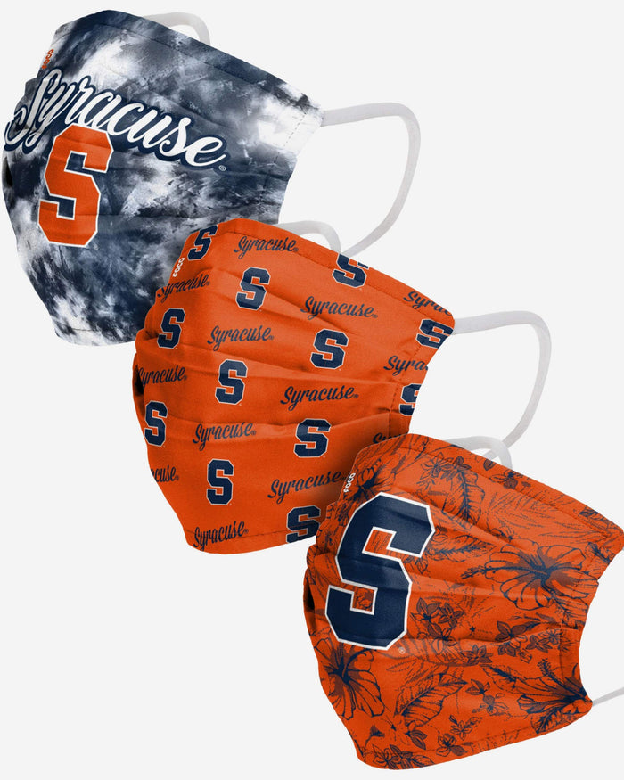 Syracuse Orange Womens Matchday 3 Pack Face Cover FOCO - FOCO.com