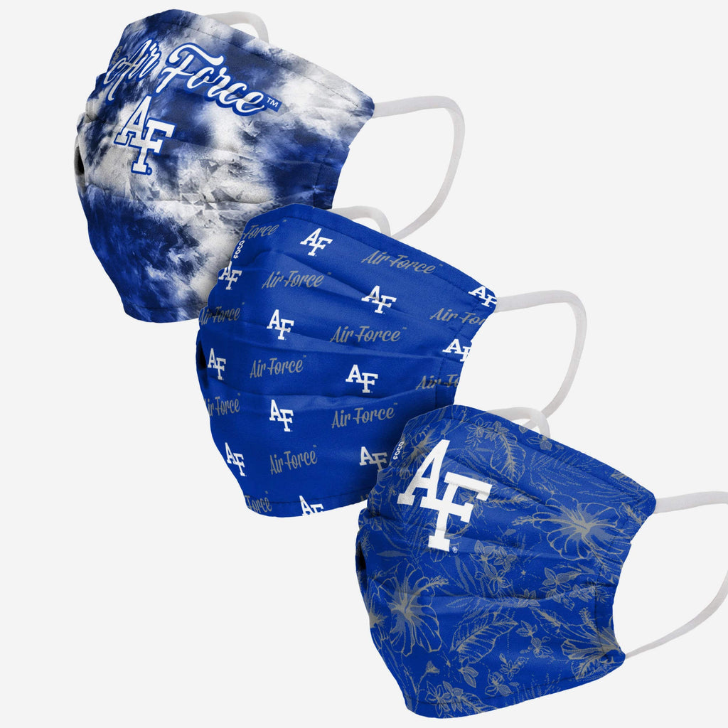 Air Force Falcons Womens Matchday 3 Pack Face Cover FOCO - FOCO.com