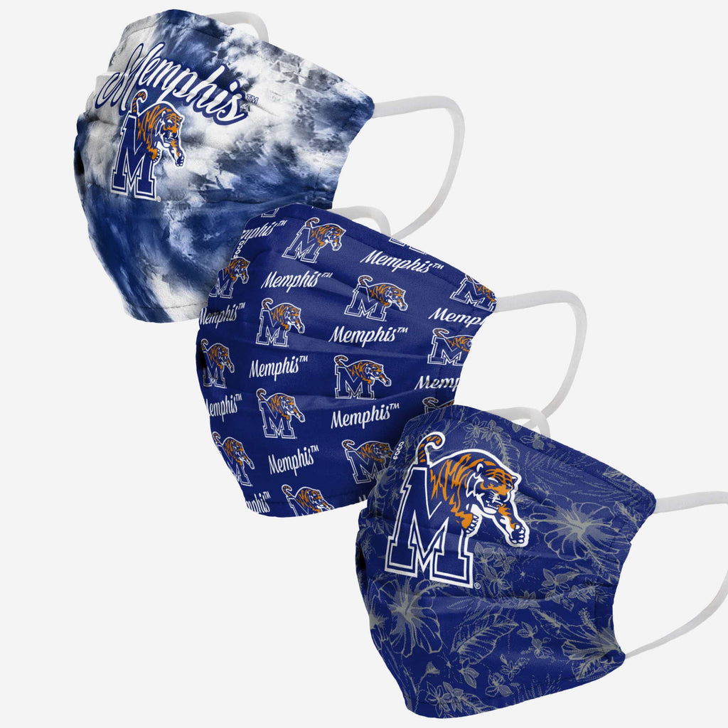 Memphis Tigers Womens Matchday 3 Pack Face Cover FOCO - FOCO.com