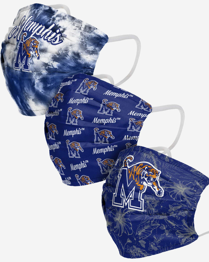 Memphis Tigers Womens Matchday 3 Pack Face Cover FOCO - FOCO.com