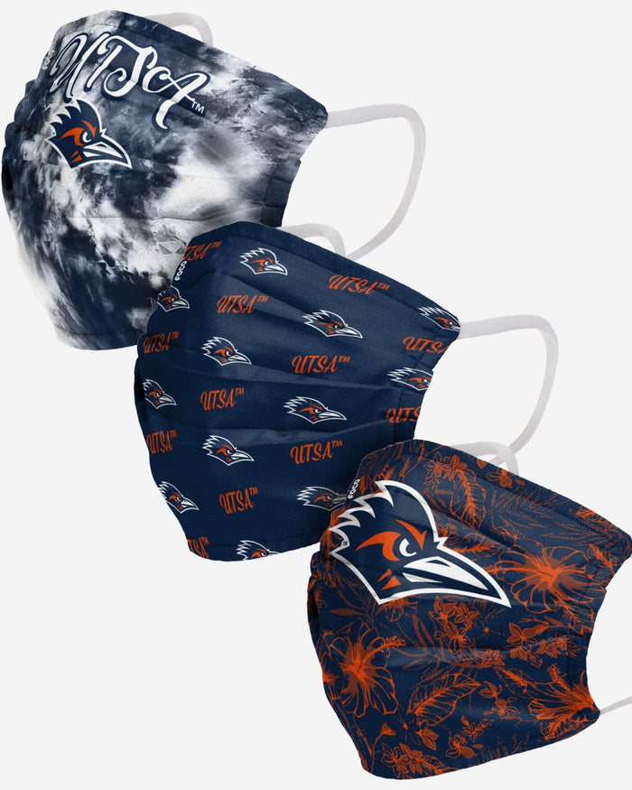 UTSA Roadrunners Womens Matchday 3 Pack Face Cover FOCO - FOCO.com