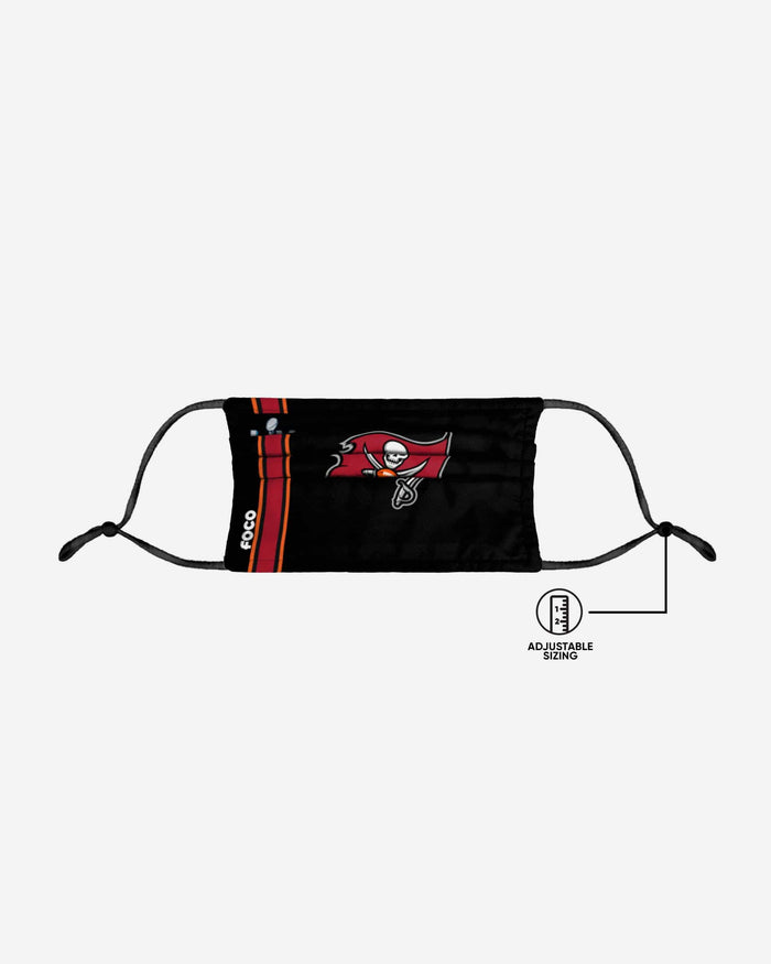 Tampa Bay Buccaneers Super Bowl LV Adjustable 3 Pack Face Cover FOCO - FOCO.com