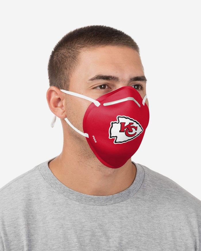 Kansas City Chiefs Big Logo Cone Face Cover FOCO - FOCO.com