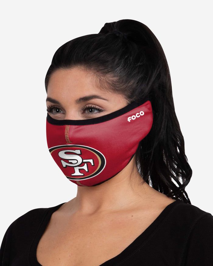 San Francisco 49ers Big Logo Earband Face Cover FOCO - FOCO.com