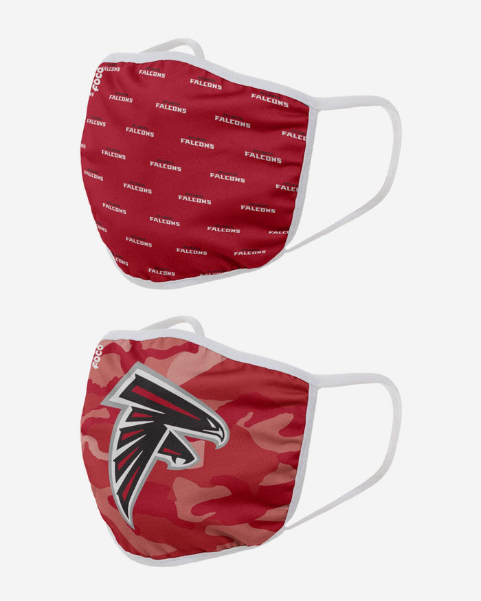 Atlanta Falcons Clutch 2 Pack Face Cover FOCO - FOCO.com