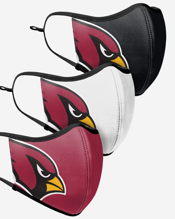 Arizona Cardinals Sport 3 Pack Face Cover FOCO - FOCO.com