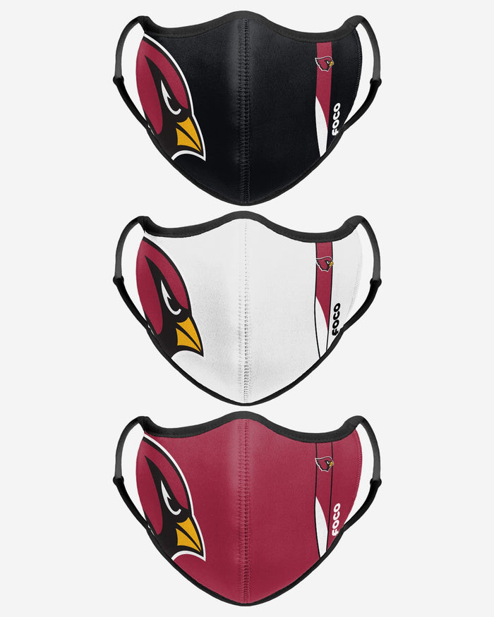 Arizona Cardinals Sport 3 Pack Face Cover FOCO - FOCO.com