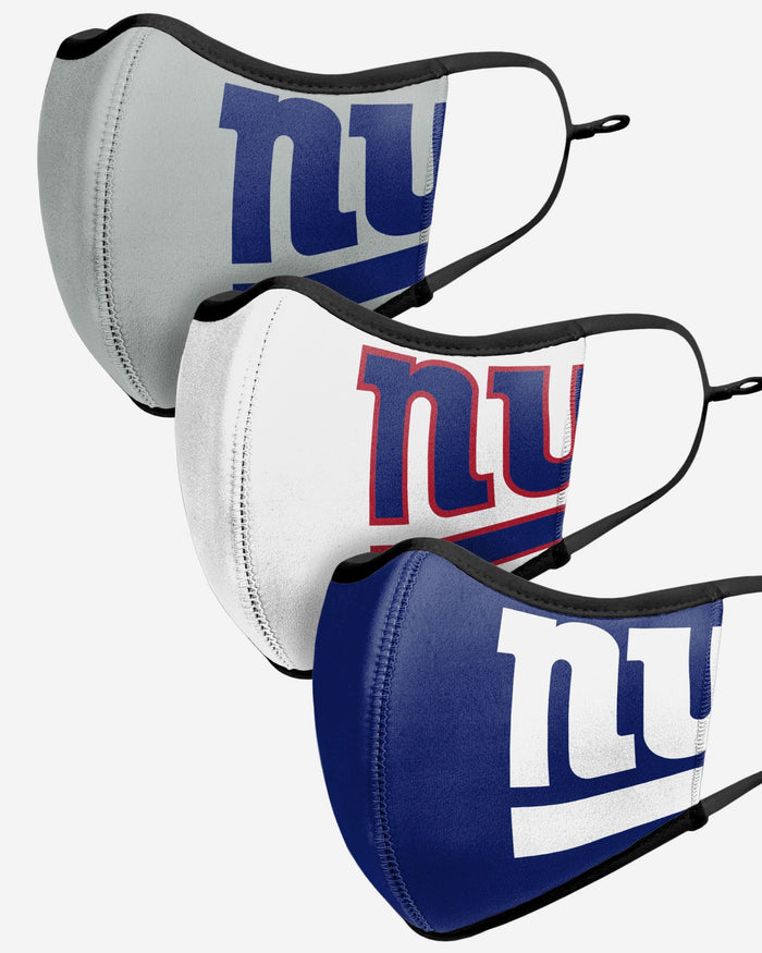 New York Giants Sport 3 Pack Face Cover FOCO - FOCO.com