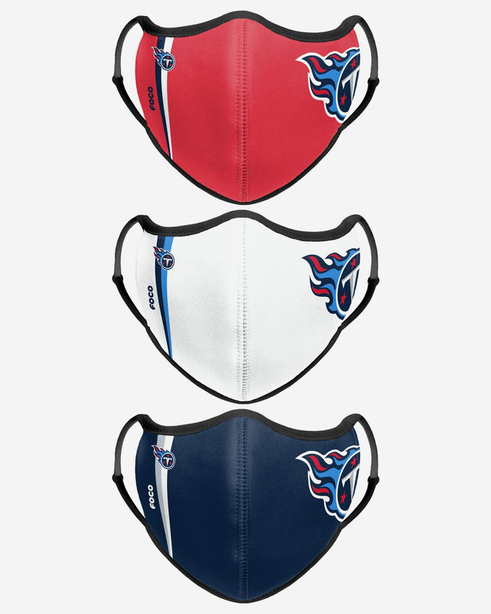 Tennessee Titans Sport 3 Pack Face Cover FOCO - FOCO.com