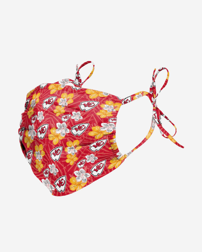 Kansas City Chiefs Hibiscus Tie-Back Face Cover FOCO - FOCO.com