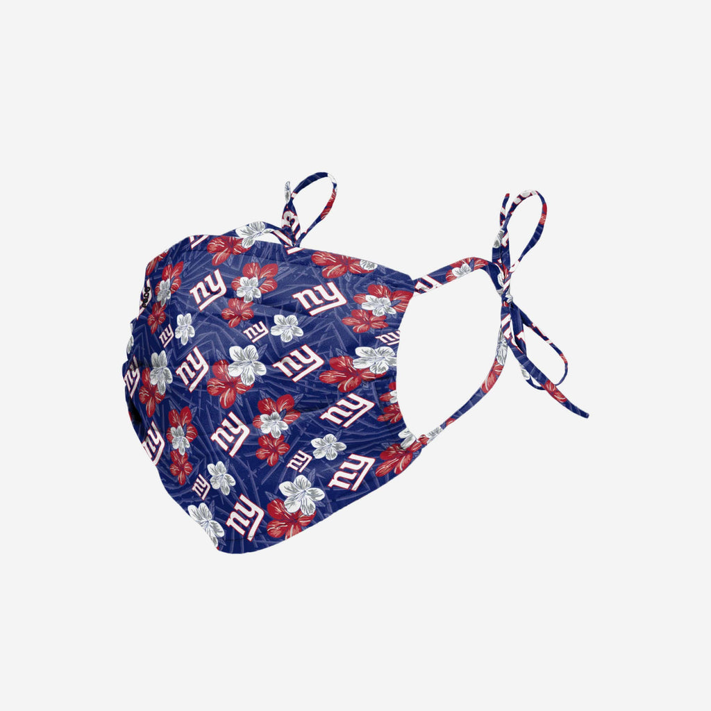 New York Giants Hibiscus Tie-Back Face Cover FOCO - FOCO.com