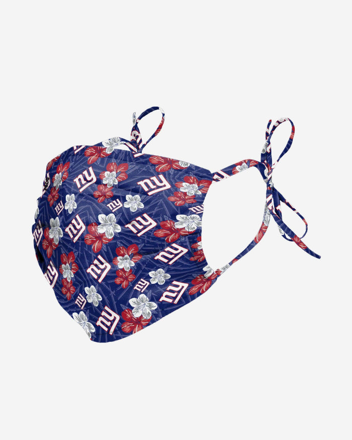 New York Giants Hibiscus Tie-Back Face Cover FOCO - FOCO.com