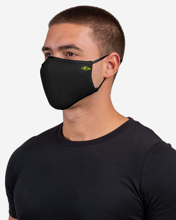 Baltimore Ravens Highlights Sport 3 Pack Face Cover FOCO - FOCO.com
