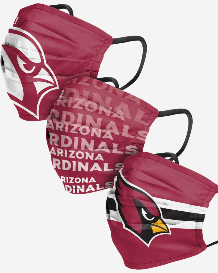 Arizona Cardinals Matchday 3 Pack Face Cover FOCO Adult - FOCO.com