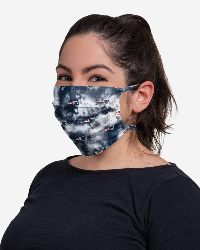 New England Patriots Tie-Dye Tie-Back Face Cover FOCO - FOCO.com