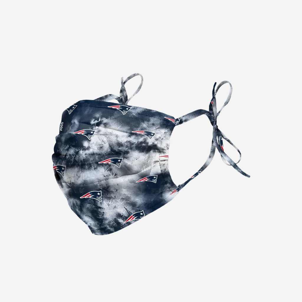 New England Patriots Tie-Dye Tie-Back Face Cover FOCO - FOCO.com