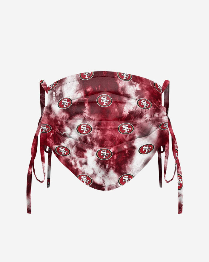 San Francisco 49ers Tie-Dye Tie-Back Face Cover FOCO - FOCO.com