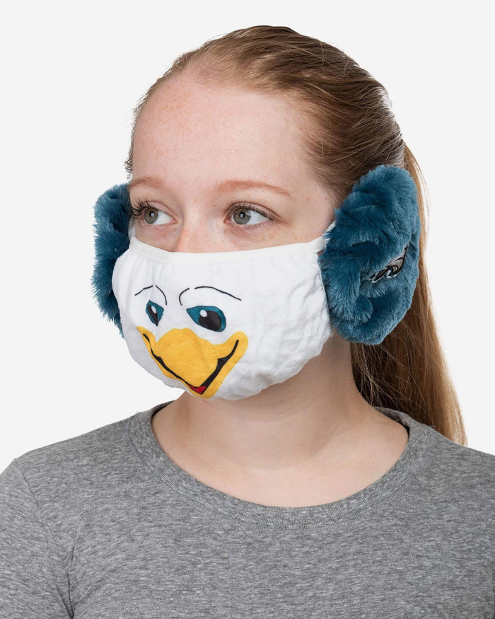 Swoop Philadelphia Eagles Mascot Earmuff Face Cover FOCO - FOCO.com