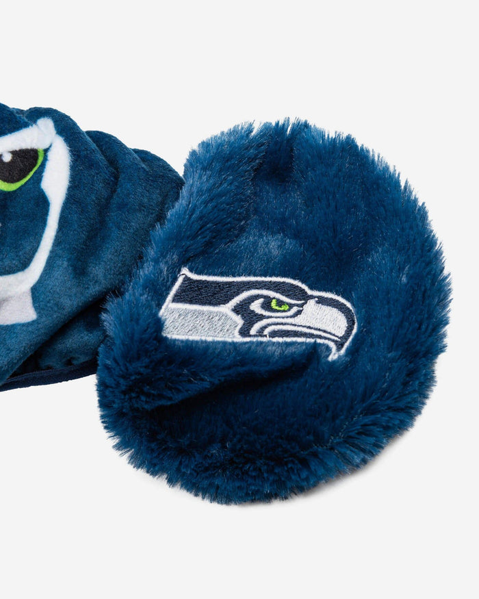 Blitz Seattle Seahawks Mascot Earmuff Face Cover FOCO - FOCO.com