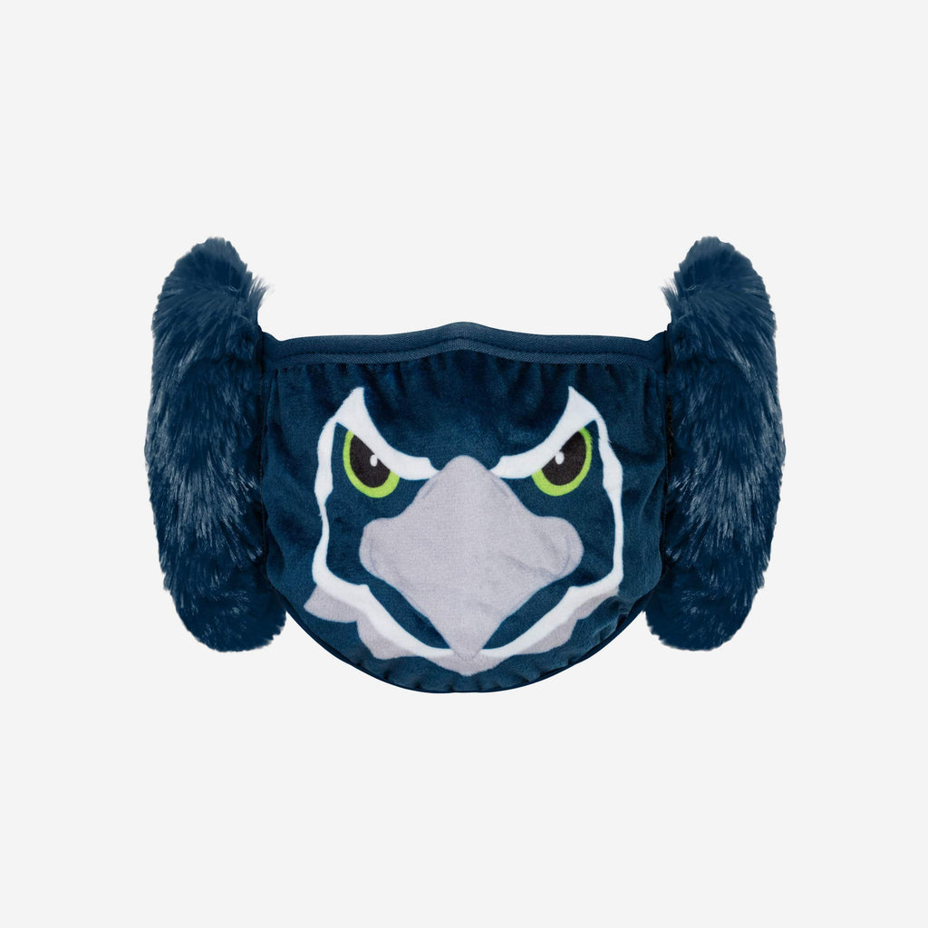 Blitz Seattle Seahawks Mascot Earmuff Face Cover FOCO Adult - FOCO.com