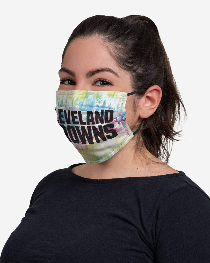 Cleveland Browns Neon Floral 3 Pack Face Cover FOCO - FOCO.com