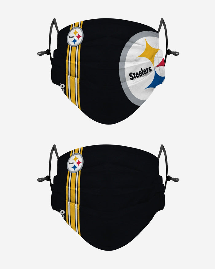 Pittsburgh Steelers Gameday 2 Pack Face Cover FOCO - FOCO.com