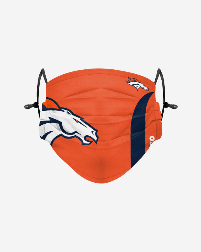 Denver Broncos On-Field Sideline Logo Face Cover FOCO Adult - FOCO.com