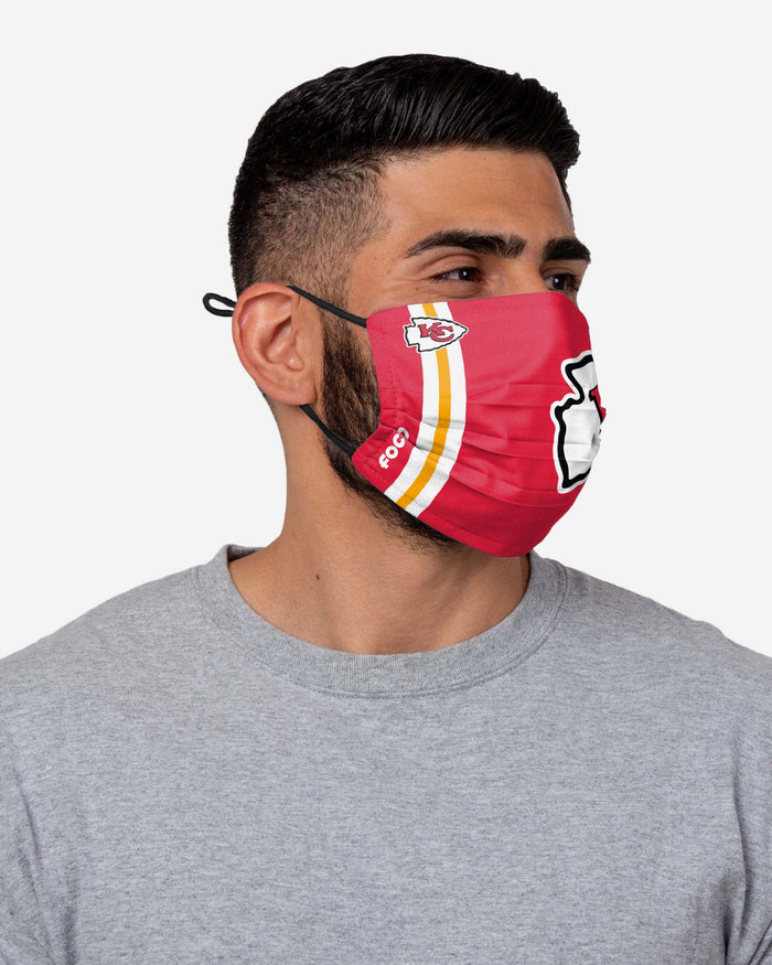 Kansas City Chiefs On-Field Sideline Logo Face Cover FOCO - FOCO.com