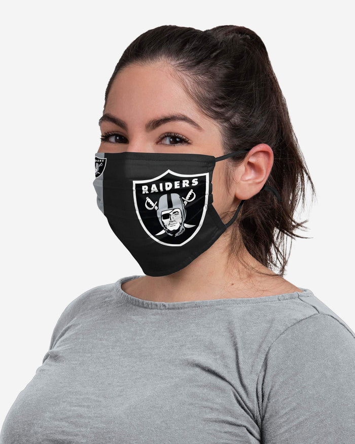 Las Vegas Raiders On-Field Sideline Logo Face Cover FOCO - FOCO.com