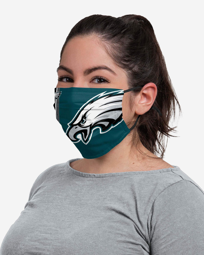 Philadelphia Eagles On-Field Sideline Logo Face Cover FOCO - FOCO.com