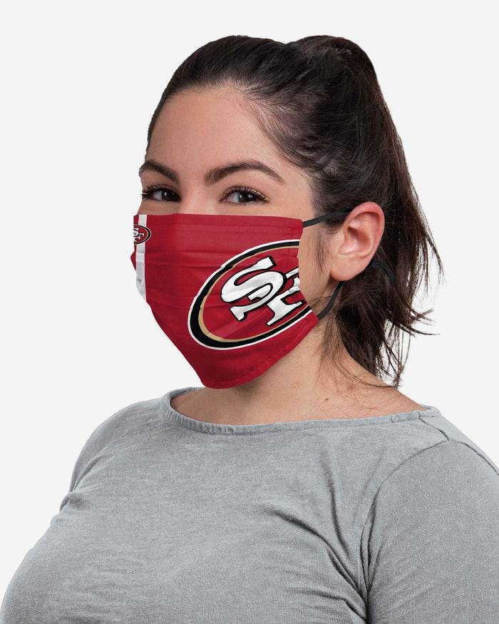 San Francisco 49ers On-Field Sideline Logo Face Cover FOCO - FOCO.com