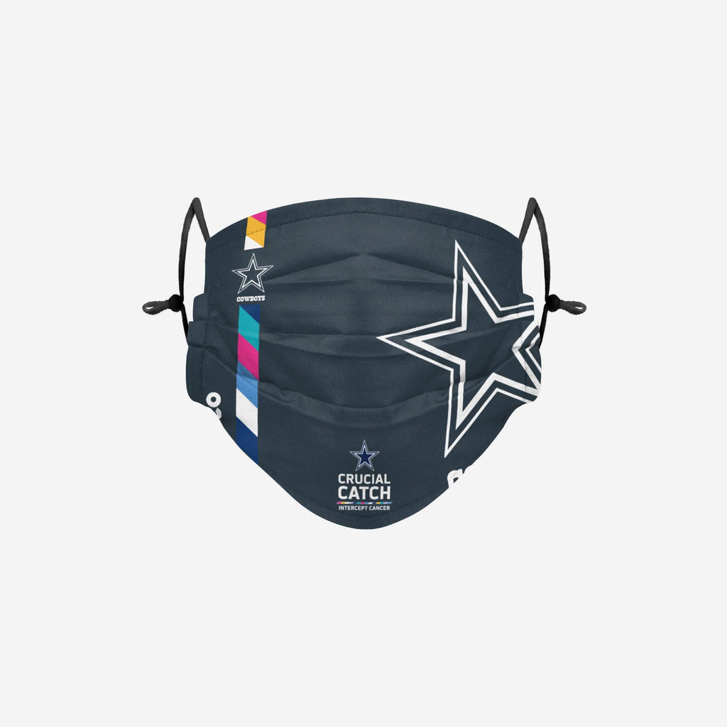 Dallas Cowboys Crucial Catch Adjustable Face Cover FOCO - FOCO.com