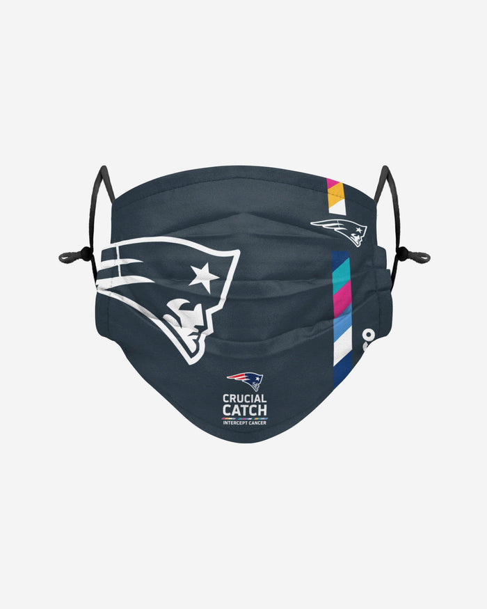 New England Patriots Crucial Catch Adjustable Face Cover FOCO - FOCO.com