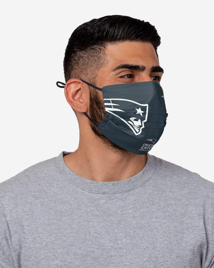 New England Patriots Crucial Catch Adjustable Face Cover FOCO - FOCO.com