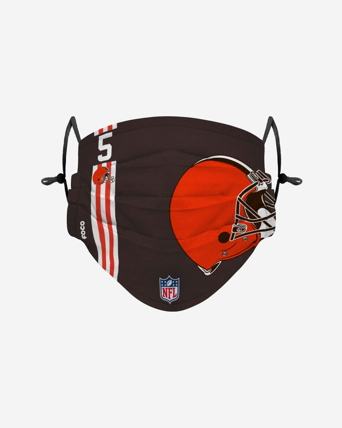 Case Keenum Cleveland Browns On-Field Sideline Logo Face Cover FOCO - FOCO.com